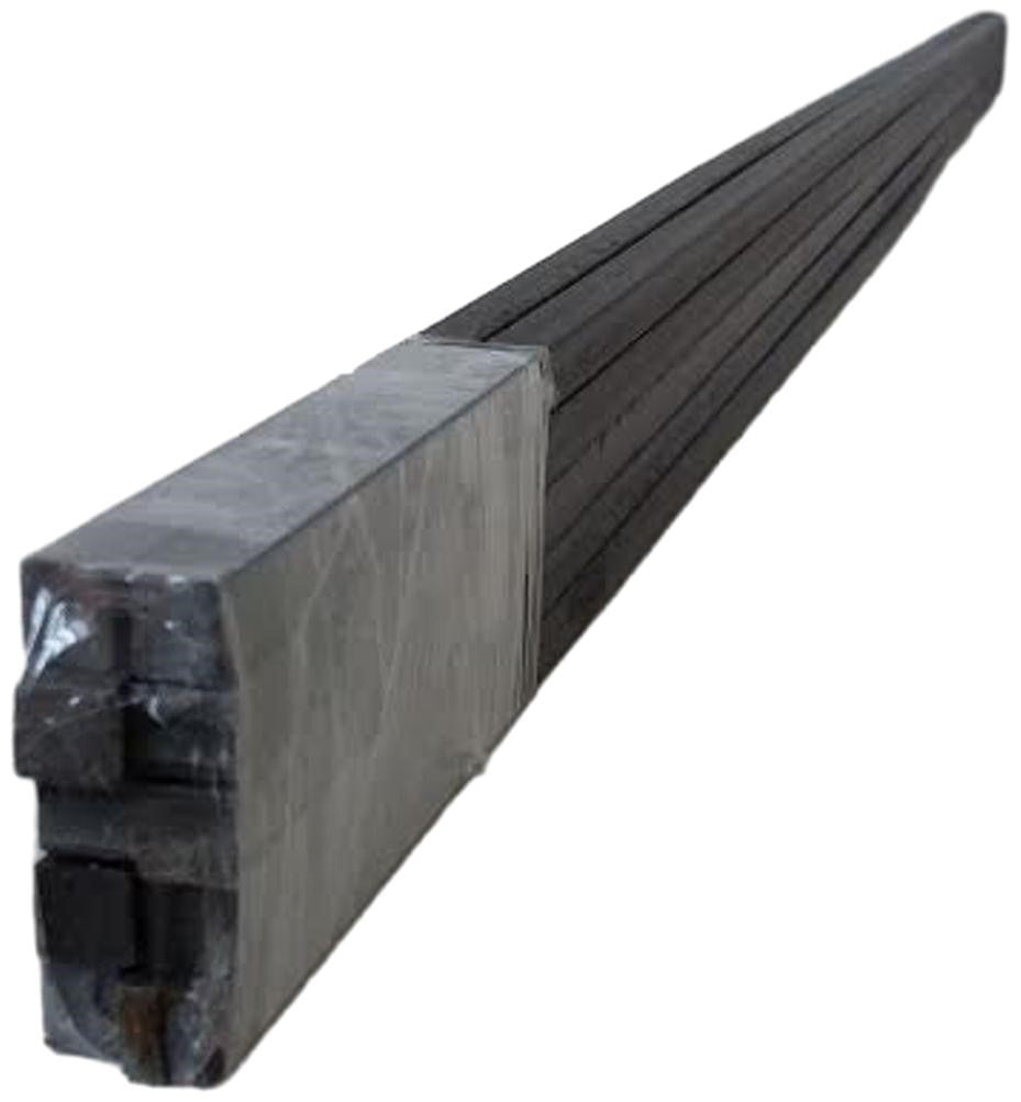 Hot Rolled Solid Square Black Bar Mild Steel 1/4" x 39" long (just over 3ft) x 10 pieces SMCNS094