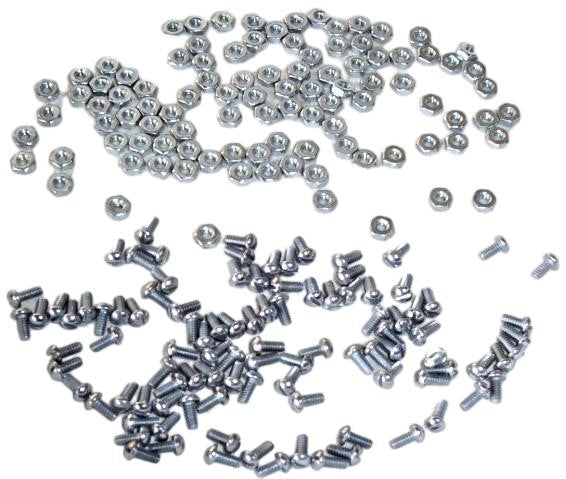 Nuts & Bolts Machine Screw Package 1/8" dia. x 1/4" long (100 count)
