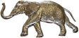 Metal Stamping Pressed Stamped Steel Elephant African Bush Forest Asian .020" Thickness A1 approx. size 8 1/2"w x 4 3/4"h.
