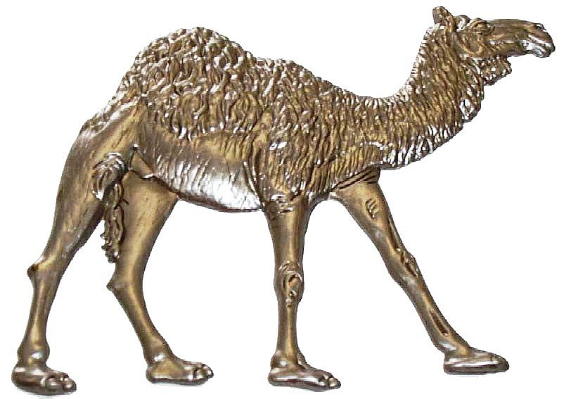 Metal Stamping Pressed Stamped Steel Camel .020" Thickness A31 approx. size 5 1/2"w x 4"h 