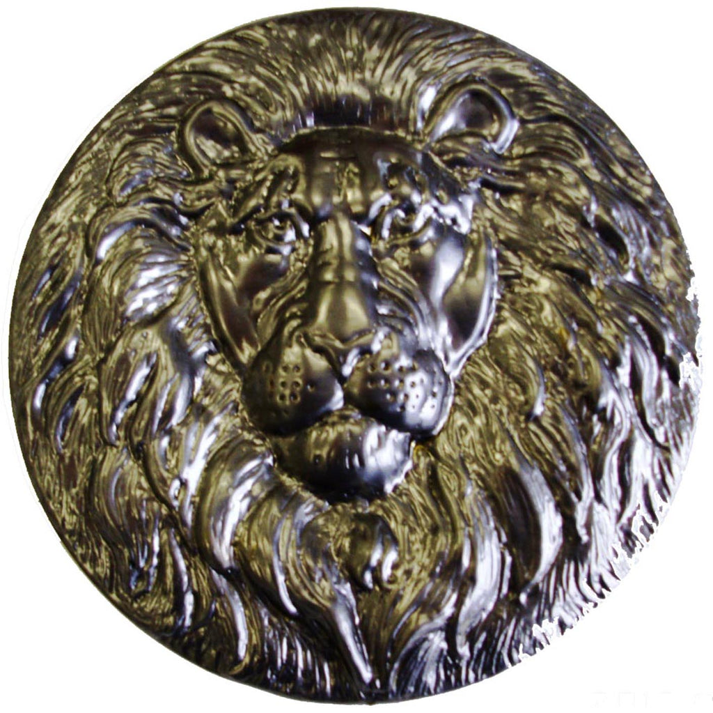 Metal Stamping Pressed Stamped Steel Large Lion Head .020" Thickness A37 approx. size 5" diameter