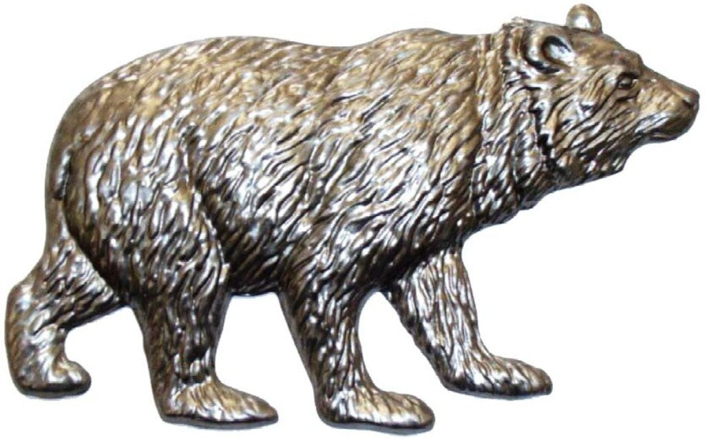 Metal Stamping Pressed Stamped Steel Bear Walking .020" Thickness A6 approx. size 5"w x 3"h