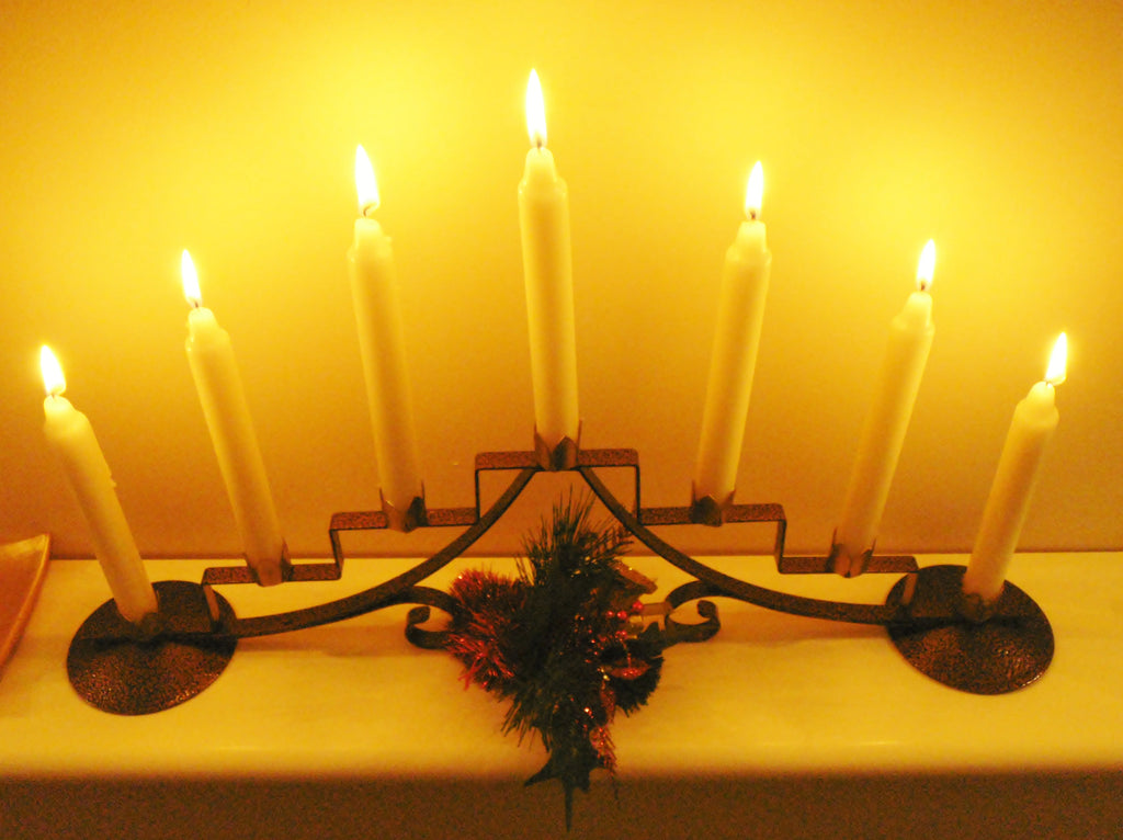 Free Instructions - How to Make ADVENT CANDLE STAND Project