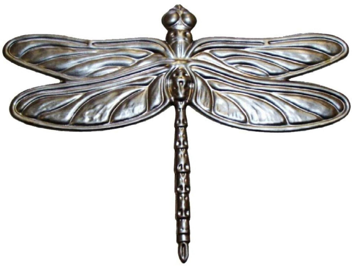 Metal Stamping Pressed Stamped Steel Large Dragonfly Insect .020" Thickness B12 approx. size 5 3/4"w x 4 3/8"h.