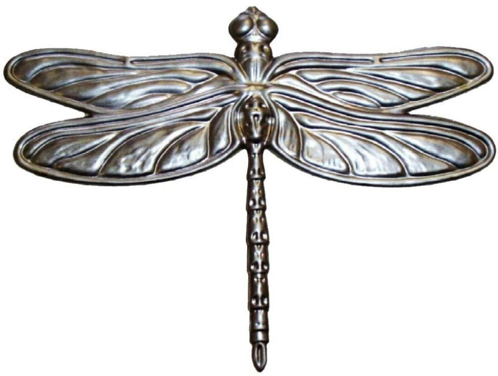 Metal Stamping Pressed Stamped Steel Large Dragonfly Insect .020" Thickness B12  approx. size 5 3/4"w x 4 3/8"h.