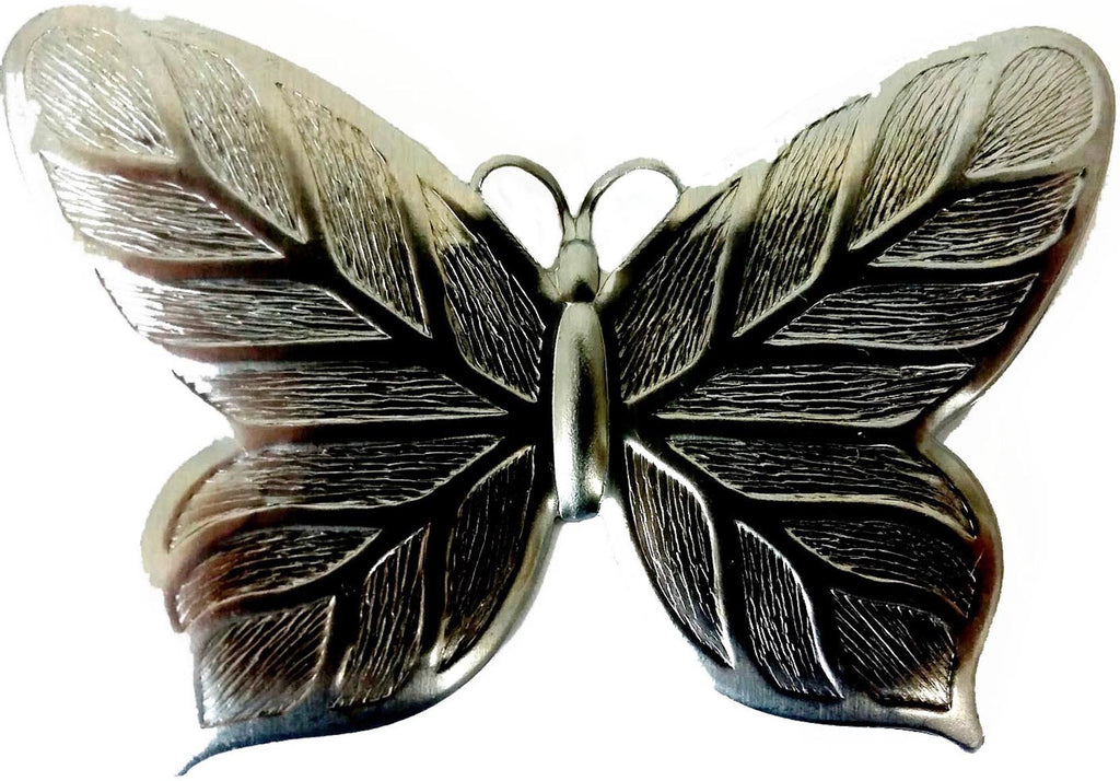 Metal Stamping Pressed Stamped Steel Butterfly Insect .020" Thickness B15 approx. size 2 3/8"w x 1 9/16"h.