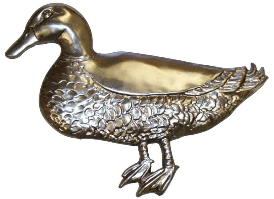 Metal Stamping Pressed Stamped Steel Mallard Duck Bird .020" Thickness B19 approx. size 6 1/8"w x 4 5/8"h.
