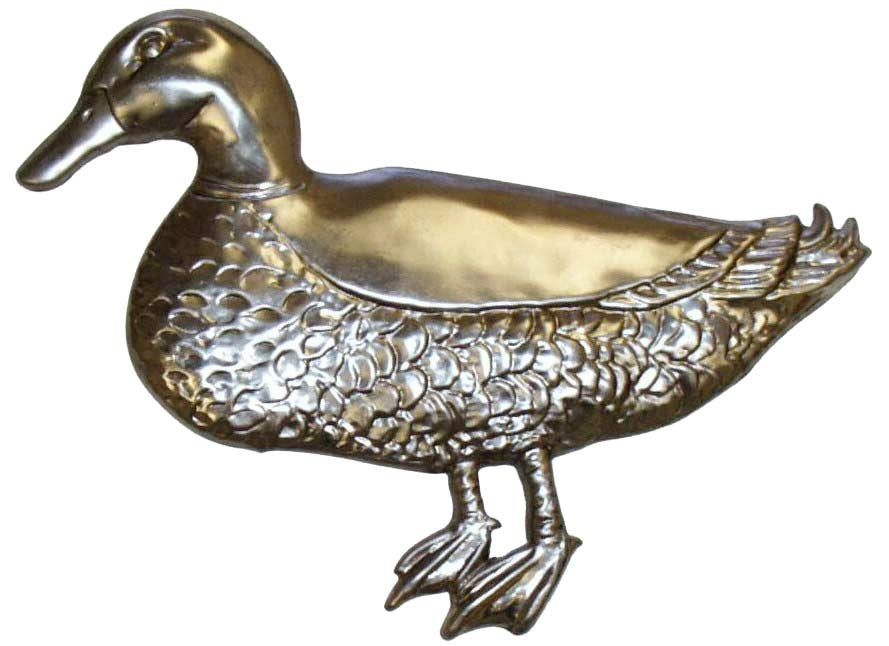 Metal Stamping Pressed Stamped Steel Mallard Duck Bird .020" Thickness B19  approx. size 6 1/8"w x 4 5/8"h.