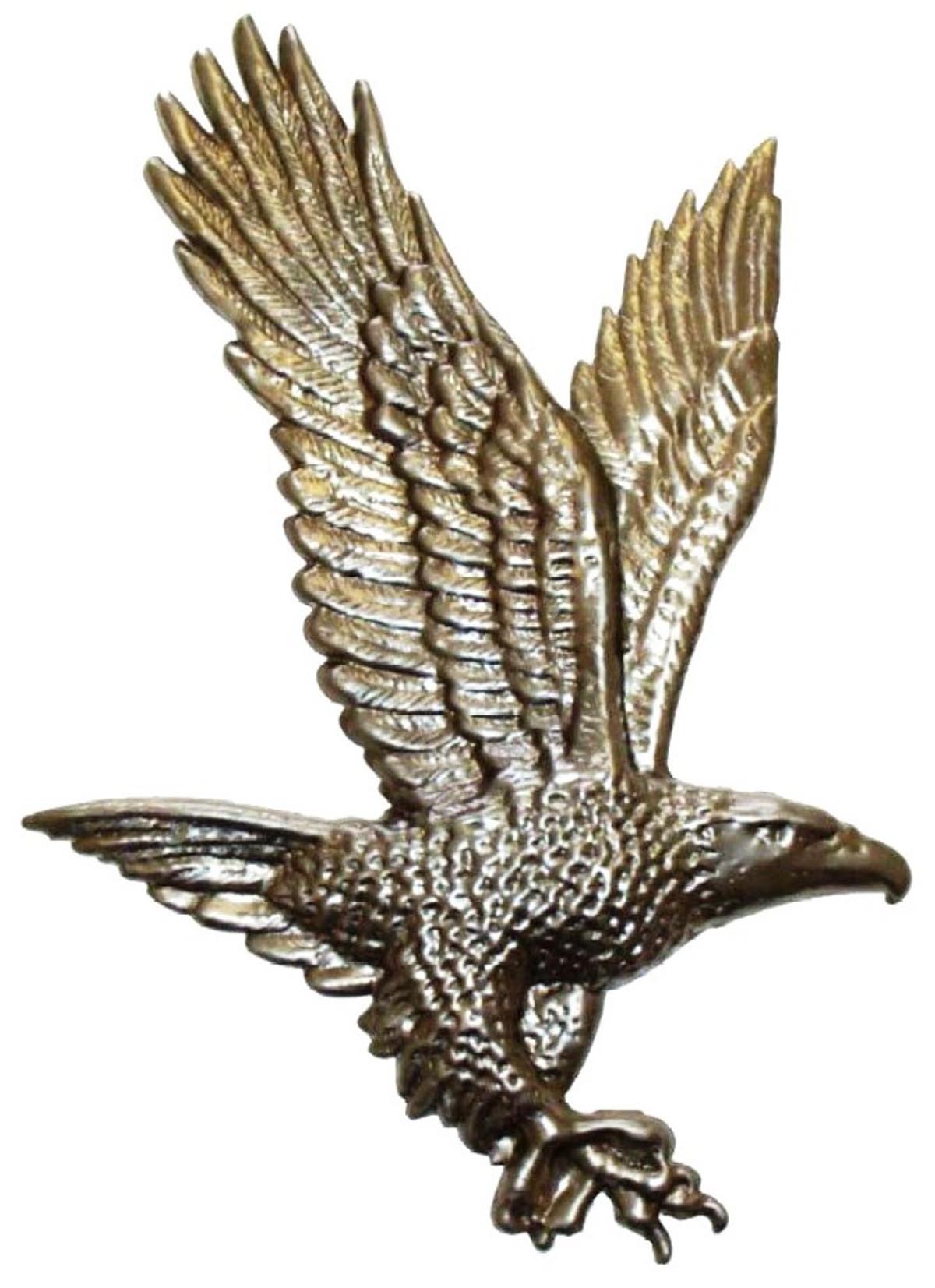 Metal Stamping Pressed Stamped Steel Eagle Bird .020" Thickness B1 approx. size 4 1/4"w x 6"h.