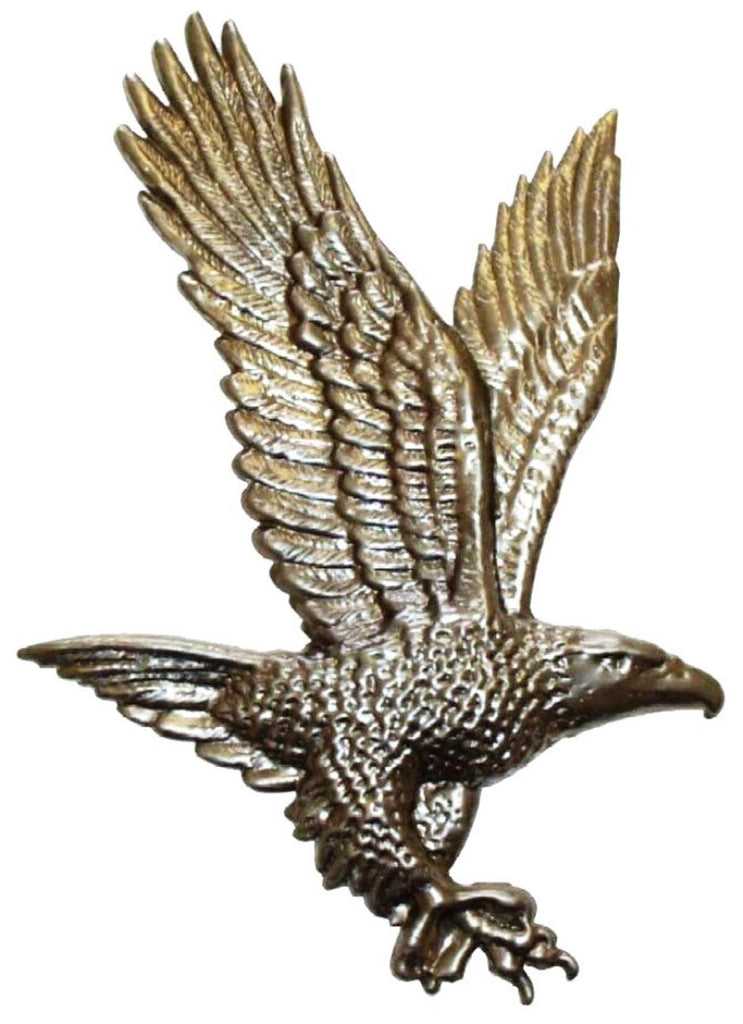 Metal Stamping Pressed Stamped Steel Eagle Bird .020" Thickness B1  approx. size 4 1/4"w x 6"h.