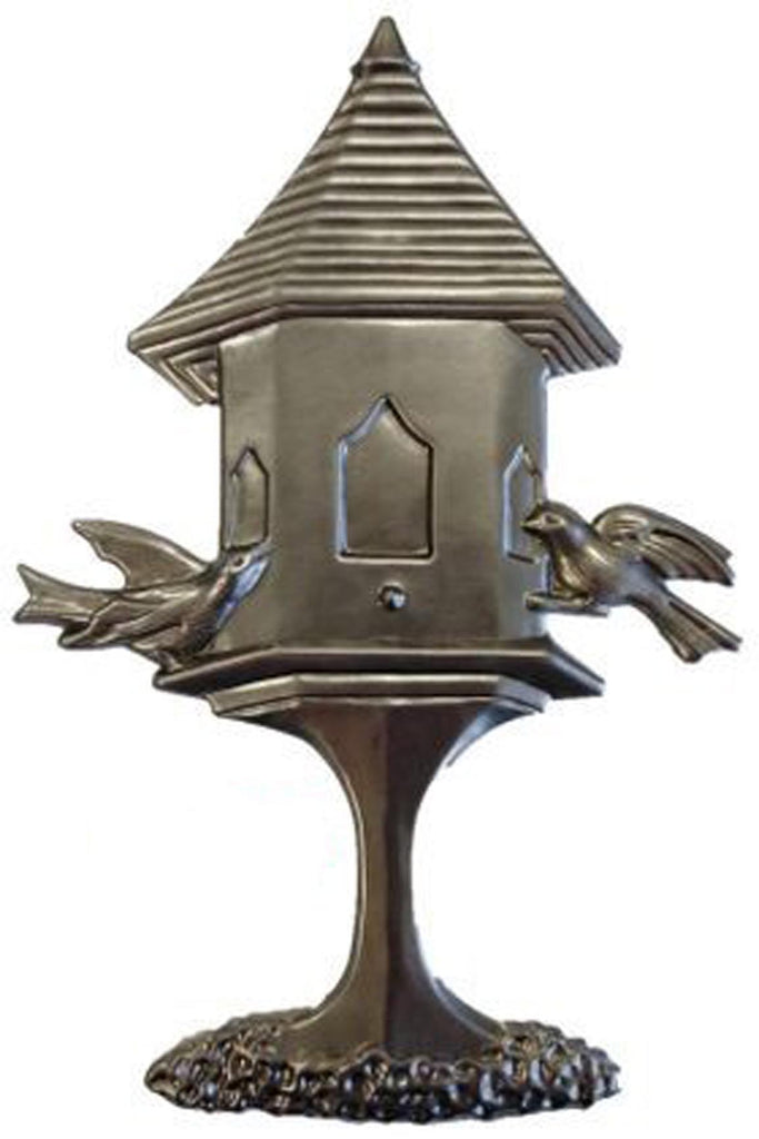 Metal Stamping Pressed Stamped Steel Birdhouse .020" Thickness B33 approx. size 4 3/16"w x 6 5/16"h.