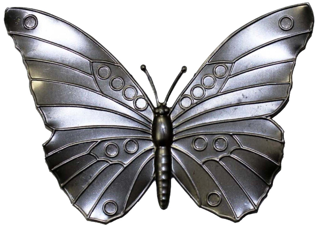 Metal Stamping Pressed Stamped Steel Butterfly Insect .020" Thickness B9 approx. size 3 5/8"w x 2 1/2"h.