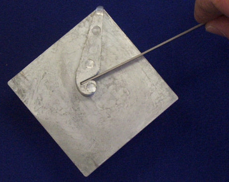 Kosy Creations BJ2 step 1 metal is placed in slot with edge resting on top plate