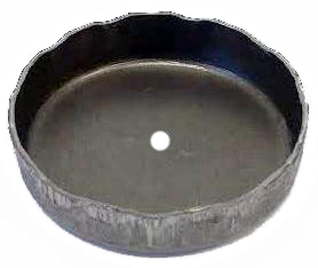 Metal Stamping Pressed Stamped Steel Candle Holder Tea Light Bottle Cap Design .032" C3 approx. size 1 5/8" inside flat base. Approx. 1 3/4" diameter across the top