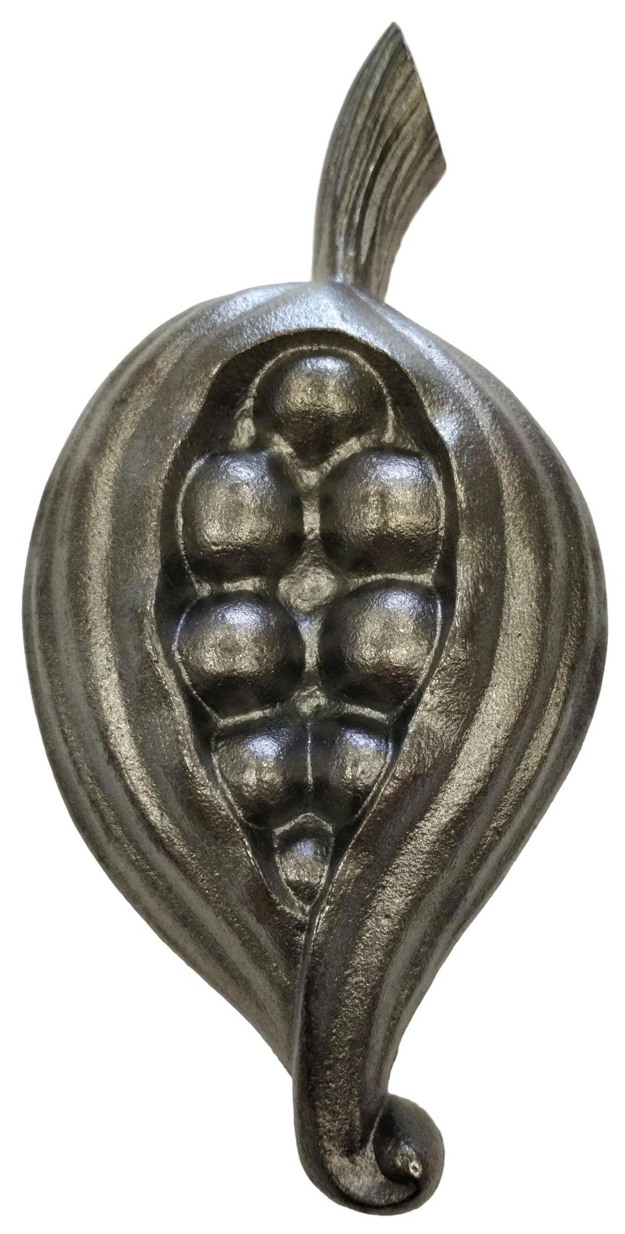 Grey Cast Iron Seed Pod Gray