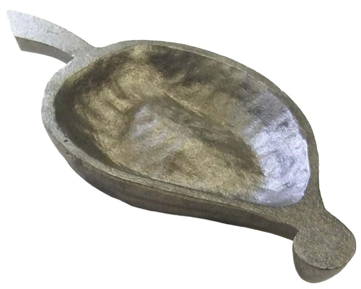 Grey Cast Iron Seed Pod Gray