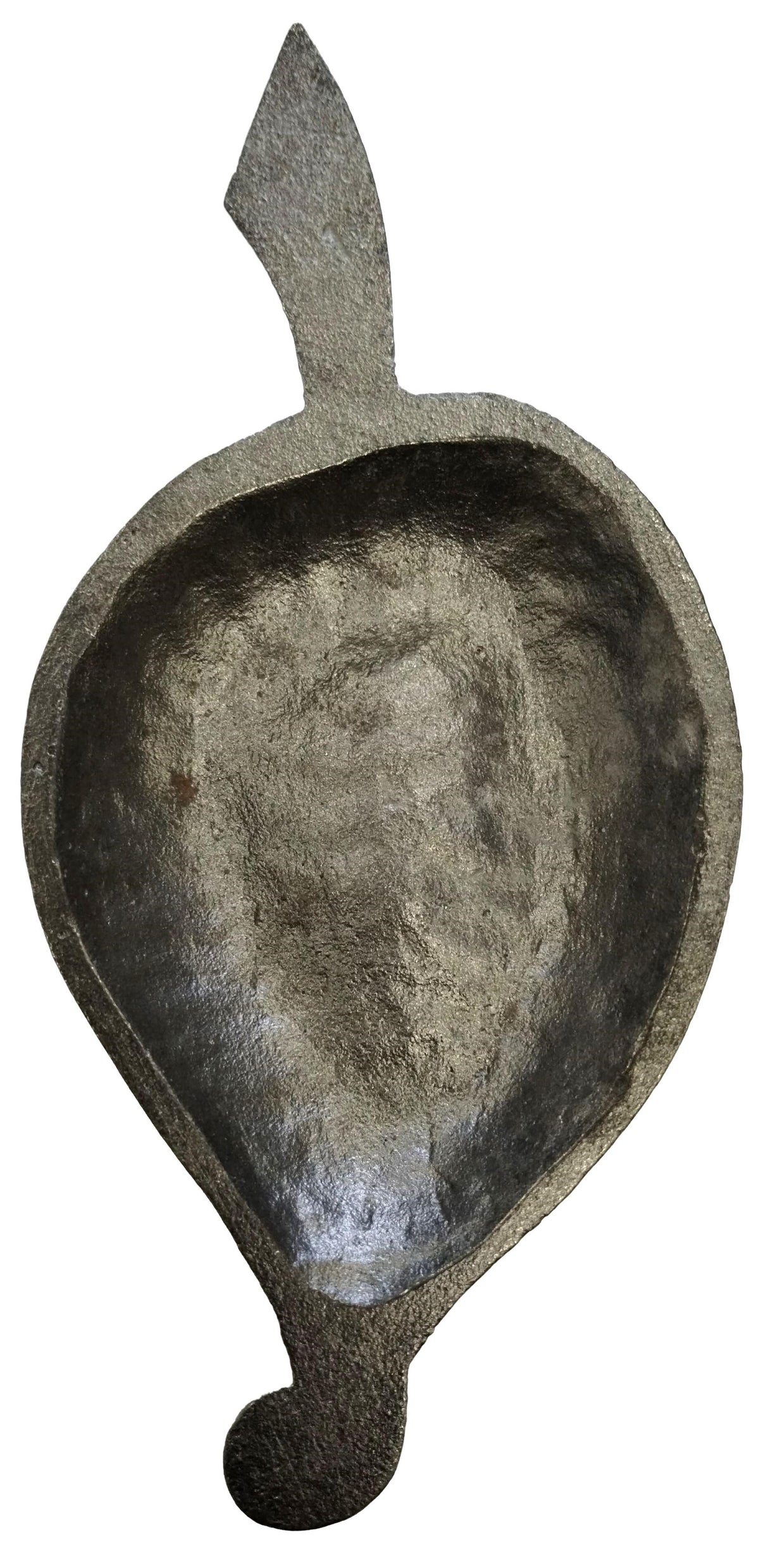 Grey Cast Iron Seed Pod Gray