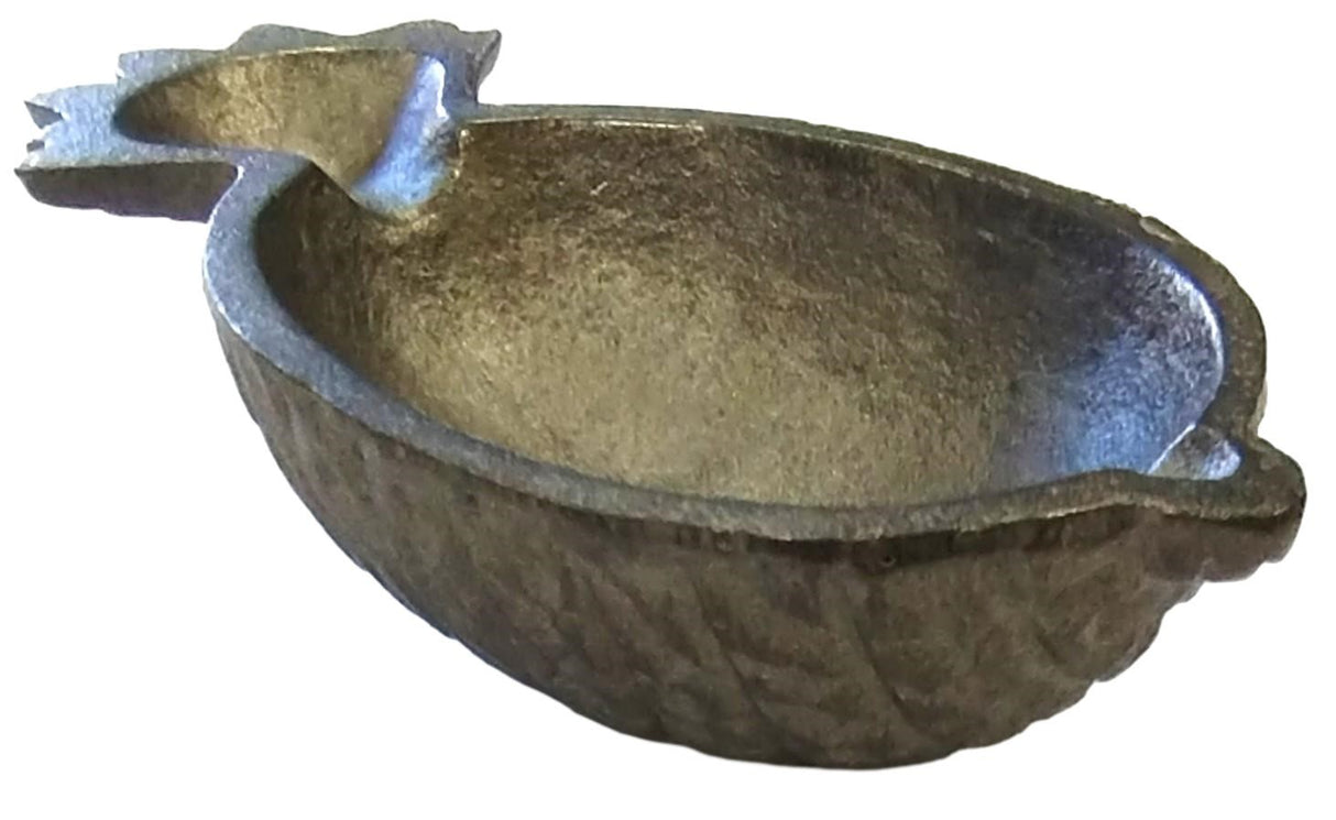 Grey Cast Iron Pineapple Gray