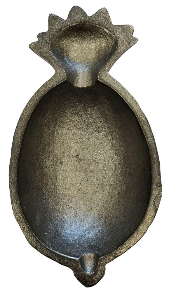 Grey Cast Iron Pineapple Gray