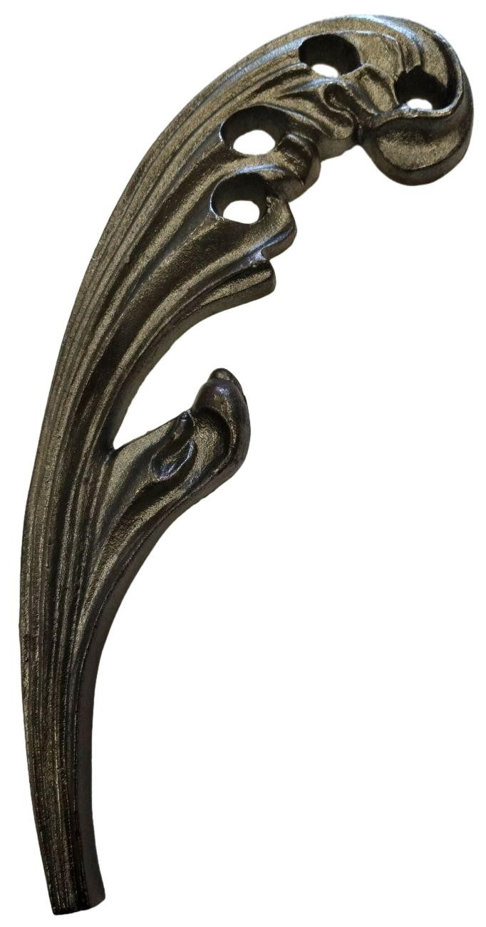 Grey Cast Iron Acanthus Scroll Gray