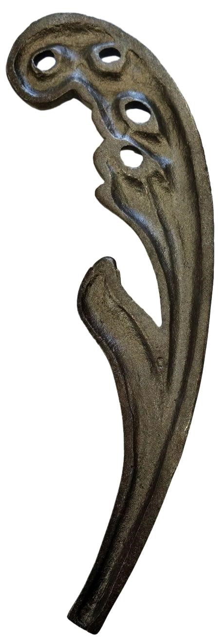 Grey Cast Iron Acanthus Scroll Gray