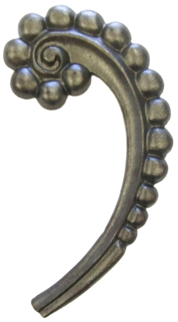 Grey Cast Iron Scroll Gray