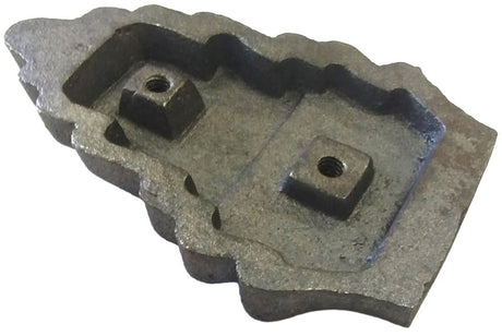 Grey Cast Iron Decorative Foot Gray