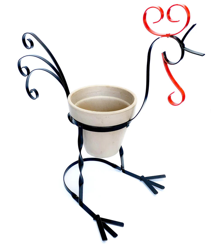 Free Instructions - How to Make COCKEREL PLANTER Project