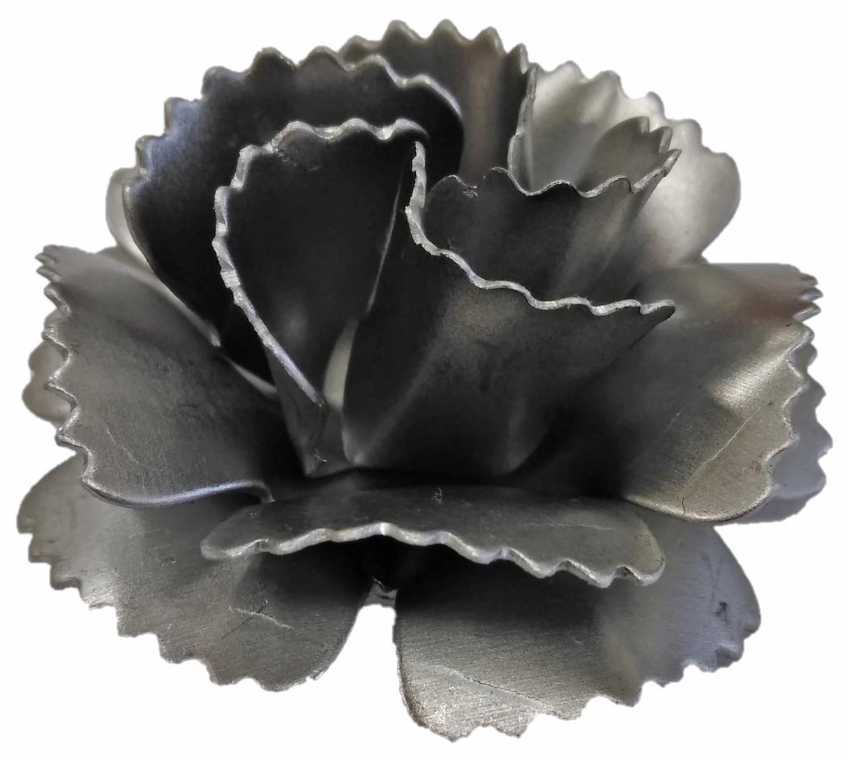 Metal Stamping Pressed Stamped Steel 3D Flower Marigold .020" Thickness F10 approx. size 2 1/4" diameter x 1 1/8"h