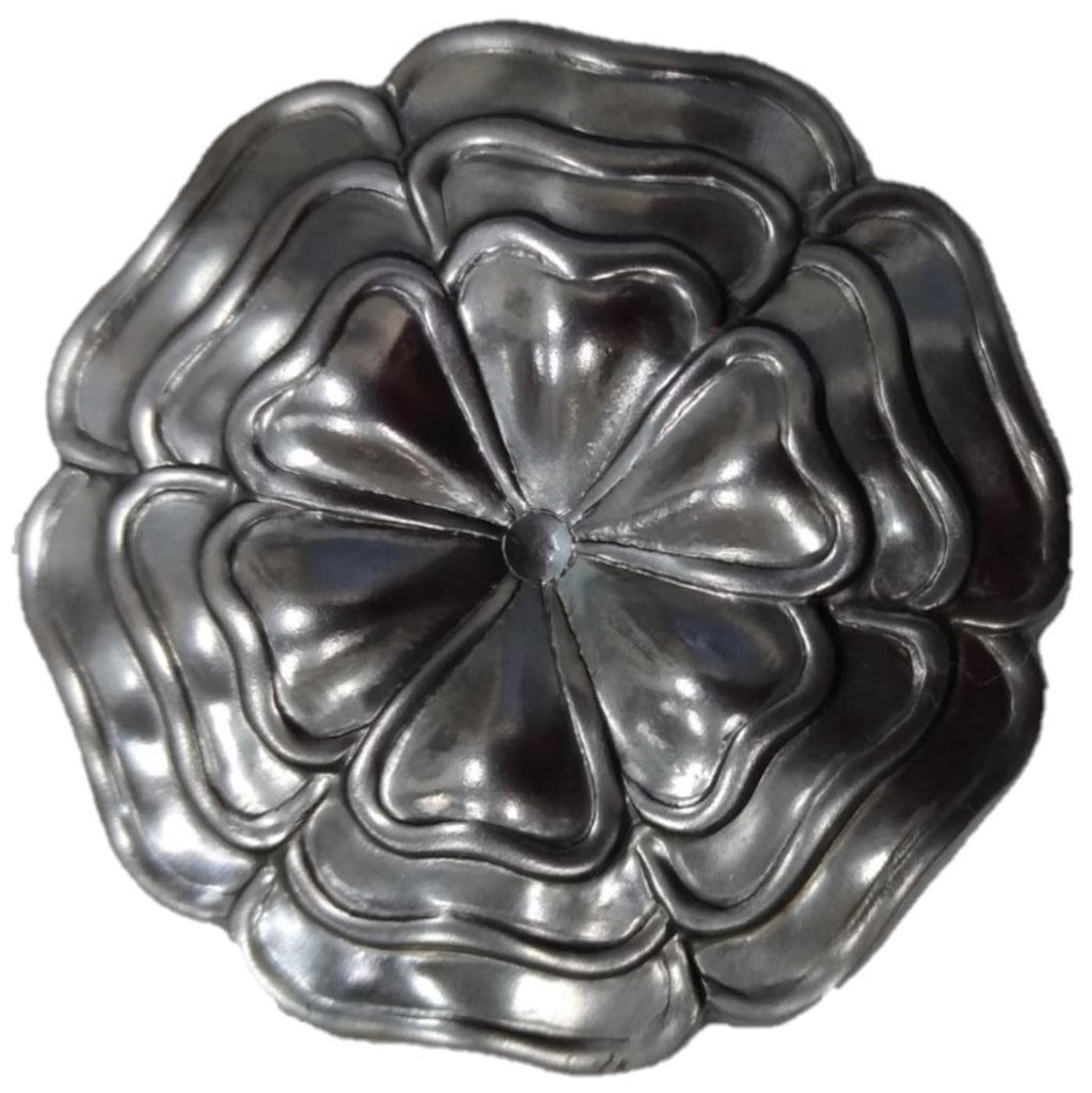 Metal Stamping Pressed Stamped Steel Rosette Shamrock .020" Thickness F122  approx. size 1 1/2" diameter