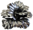 Metal Stamping Pressed Stamped Steel 3D Flower Full Three Layer .020" Thickness F131 approx. size 3 5/16" dia. x 1 3/16"h