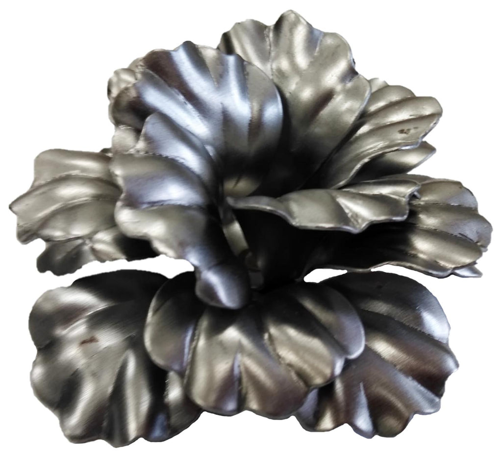 Metal Stamping Pressed Stamped Steel 3D Flower Full Three Layer .020" Thickness F131 approx. size 3 5/16" dia. x 1 3/16"h