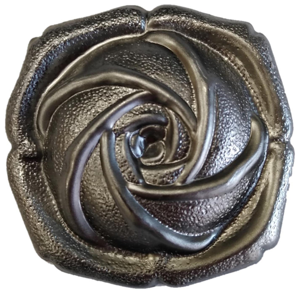 Metal Stamping Pressed Stamped Steel Rosette Rose Flower .020" Thickness F13  approx. size 1 5/8" diameter
