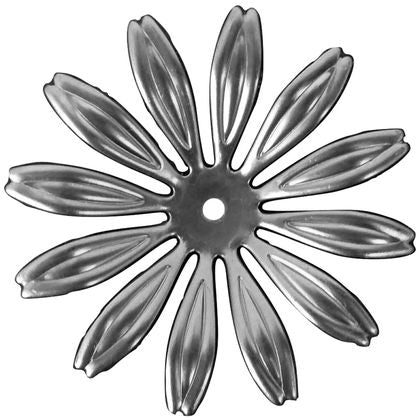 Metal Stamping Pressed Stamped Steel Flower 12 Petals .020" Thickness F141  approx. size 2 1/4" diameter