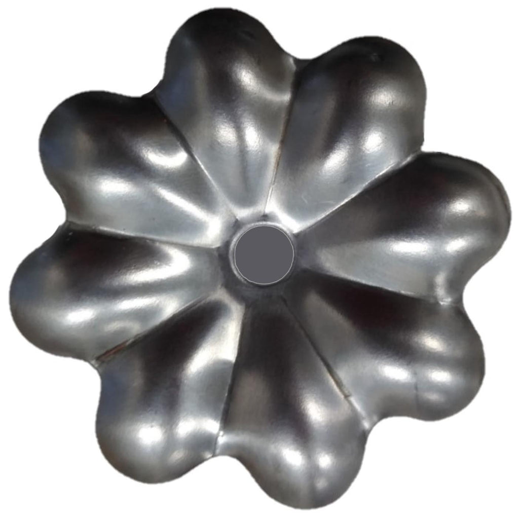 Metal Stamping Pressed Stamped Steel Rosette .020" Thickness F16  approx. size 1 5/8" diameter 