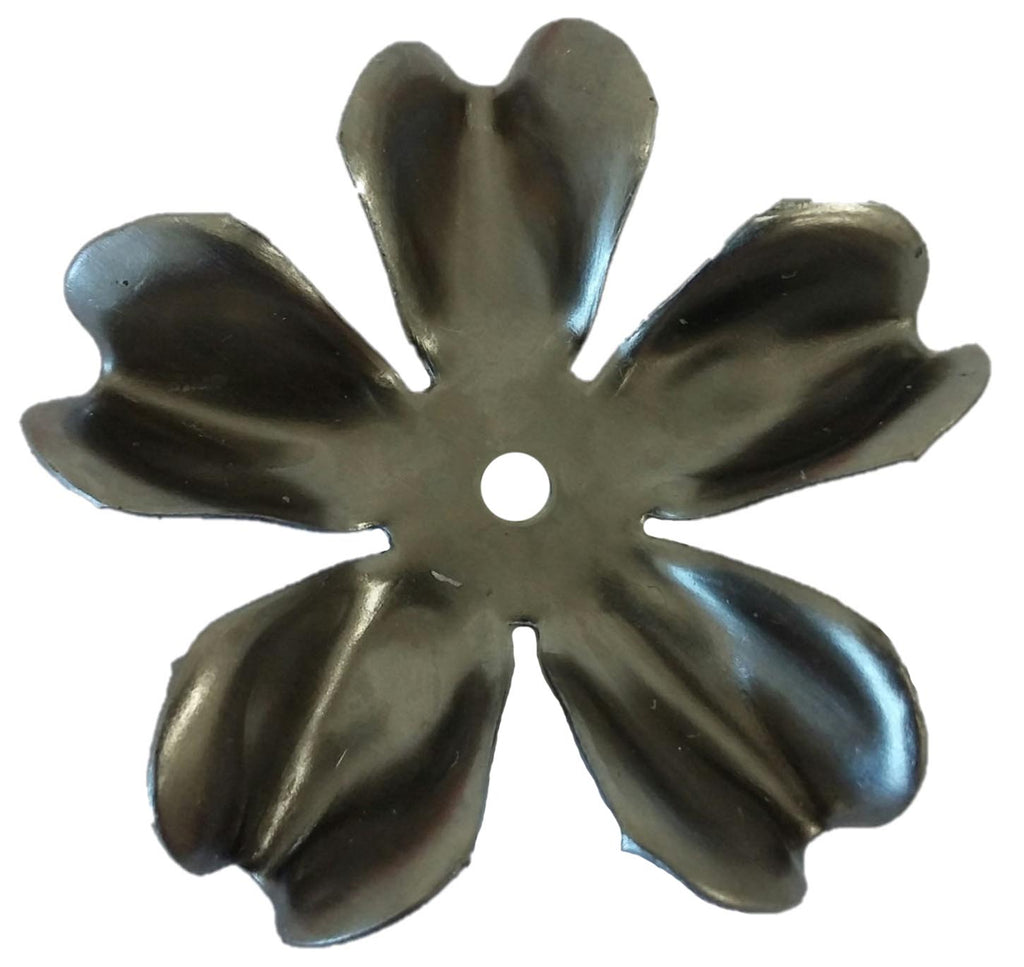 Metal Stamping Pressed Stamped Steel Flower 5 Petals .020" Thickness F23  approx. size 1 3/4" diameter