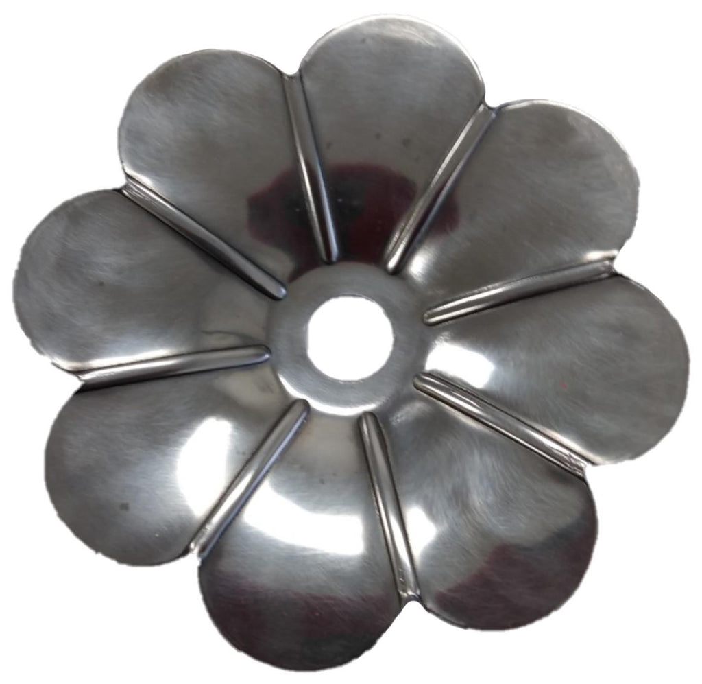 Metal Stamping Pressed Stamped Steel Flower 8 Petals .020" Thickness F28  approx. size 2 7/8" diameter