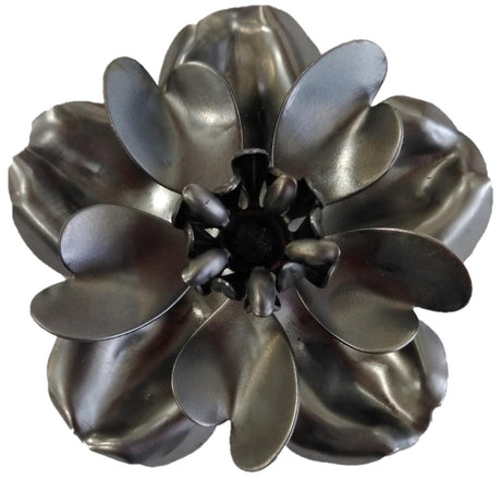 Metal Stamping Pressed Stamped Steel Flower Assembled Rose .020" Thickness F43  approx. size 2 3/4"w x 1"h