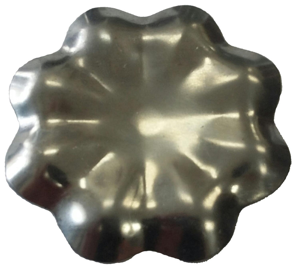 Metal Stamping Pressed Stamped Steel Rosette .020" Thickness F51  approx. size 2 1/4" diameter