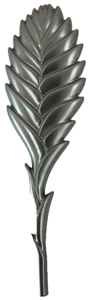Metal Stamping Pressed Stamped Steel Flower Bromeliads Plant .020" Thickness F93  approx. size 1 3/4"w x 6 3/8"h