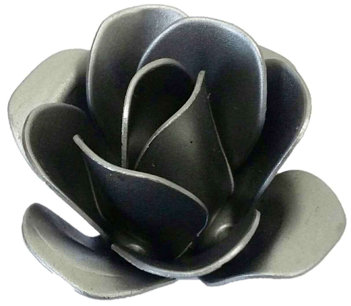 Metal Stamping Pressed Stamped Steel Flower Rose .020" Thickness F97 approx. size 1 7/8"w x 1"h