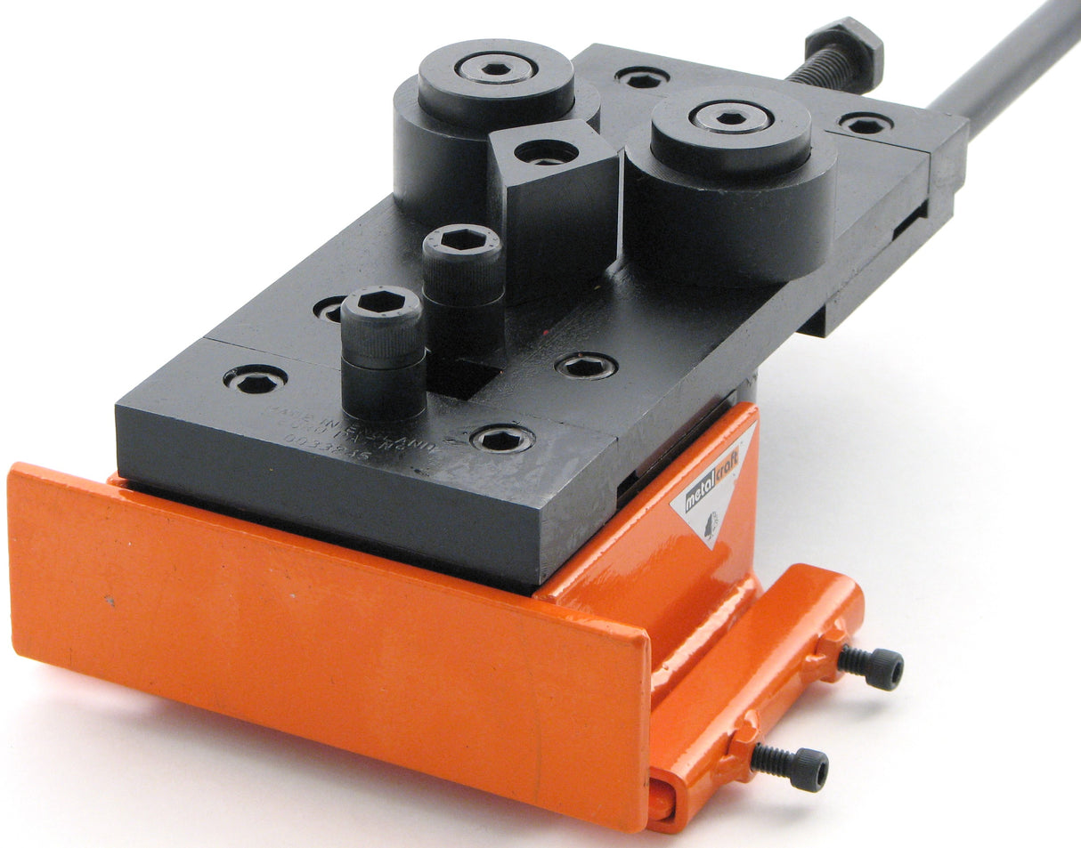 Closeup of Metalcraft Master Riveting Bending Rolling Tool