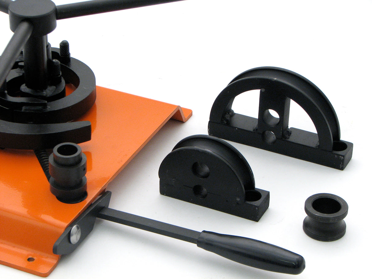 Closeup Picture of Metalcraft Scroll Bender MK3/3 Former complete with Tube Bending Components