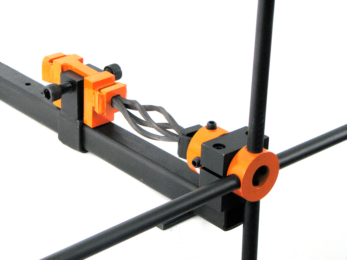 View of slender basket made using the Metalcraft Master Twister with Basket Making Attachment