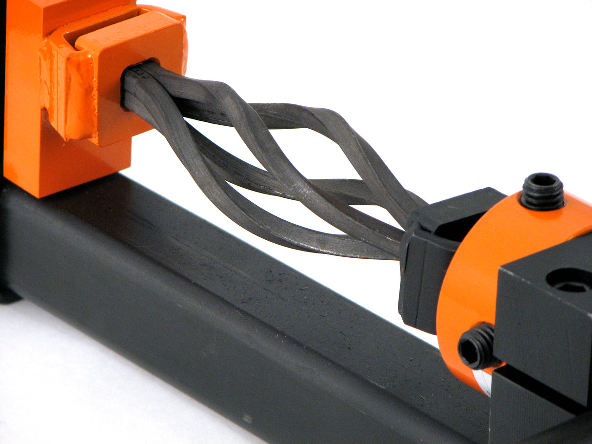 Slender basket made using the Master Twister Basket Making Components