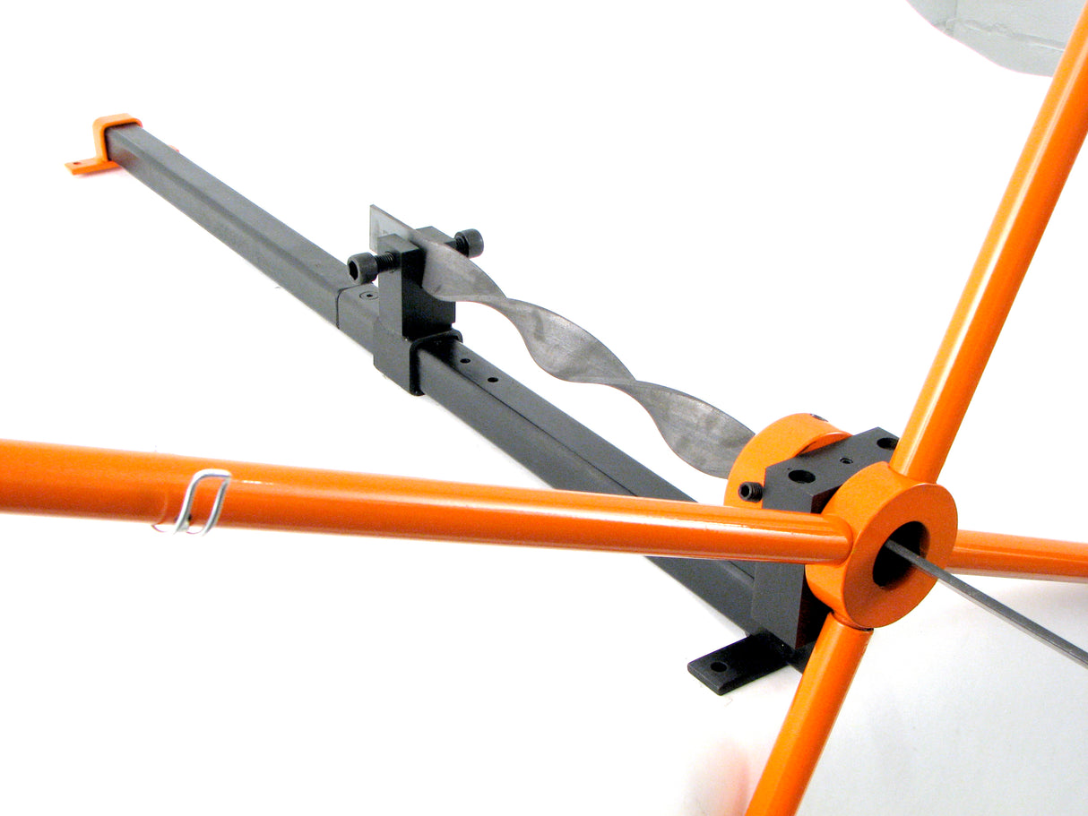 Twist made using hot rolled flat steel strip in the Metalcraft Pro XL Twister