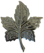 Metal Stamping Pressed Stamped Steel Leaf Maple Embossed .020" Thickness L75  approx. size 2 1/2"w x 3 1/16"h.