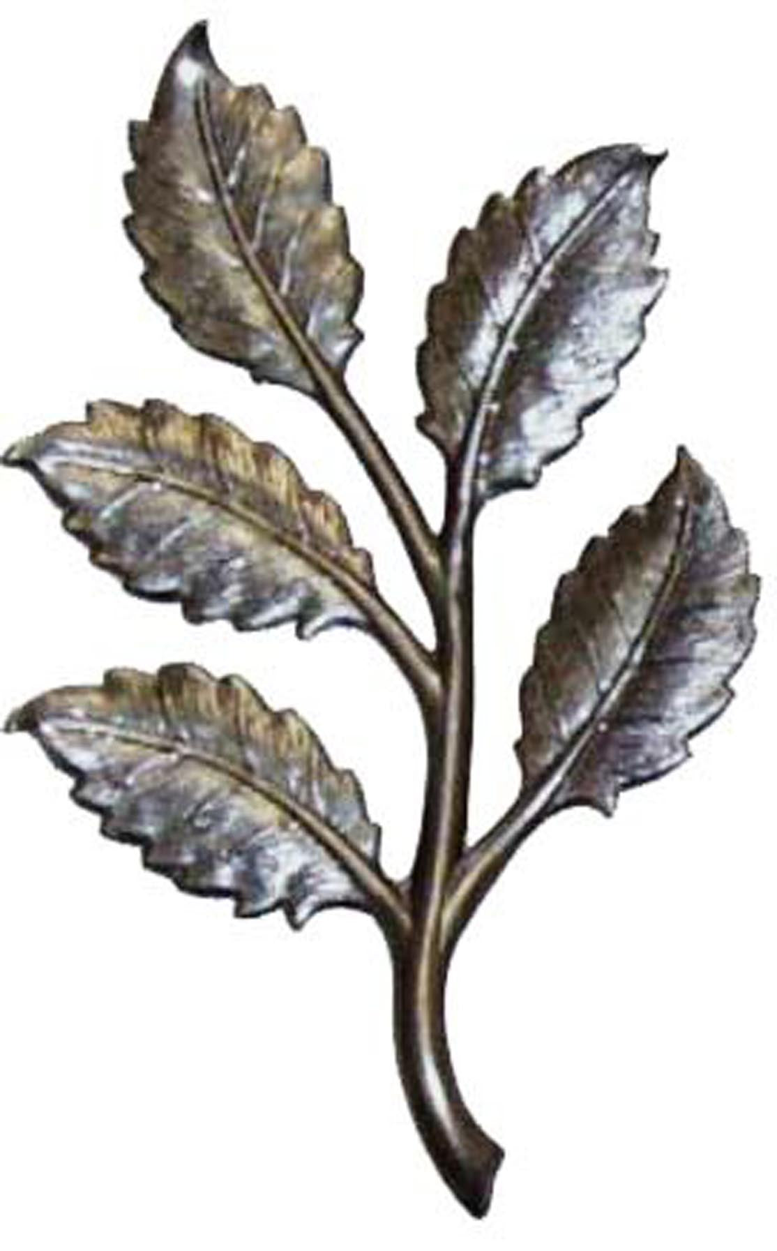 Metal Stamping Pressed Stamped Steel Leaf Rose .020" Thickness L46