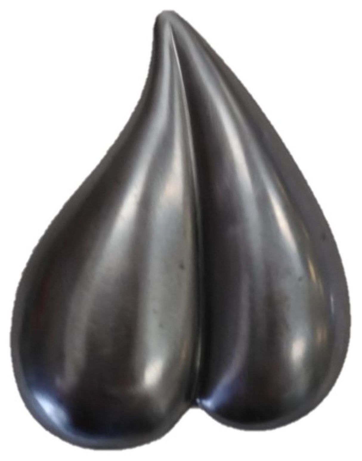 Metal Stamping Pressed Stamped Steel Heart Teardrop Shaped Leaf .020" Thickness L56  approx. size 1 1/2"w x 1 15/16"h.