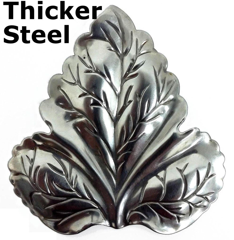 Metal Stamping Pressed Stamped Steel Leaf Grape .050" Thickness L81